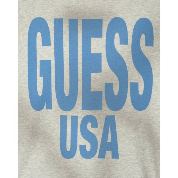 Maglietta grafica Guess USA invecchiata Grigio