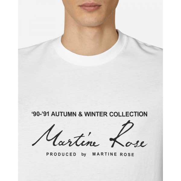 Maglietta Martine Rose Classic Logo Bianco