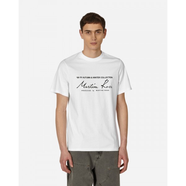 Maglietta Martine Rose Classic Logo Bianco