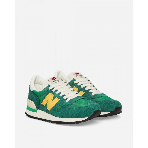 New Balance MADE in USA 990 Sneakers Verde / Oro