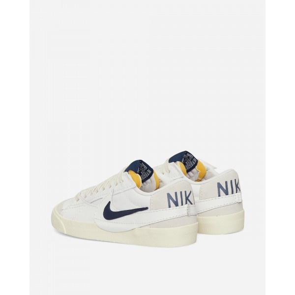 Nike Blazer Low '77 Jumbo Sneakers Bianco / Midnight Navy