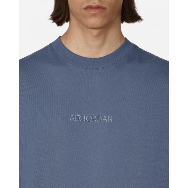 Maglietta Nike Jordan Wordmark Blu Diffuso