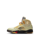 Scarpe da ginnastica Nike Jordan Off White 5 Retro Sp Beige