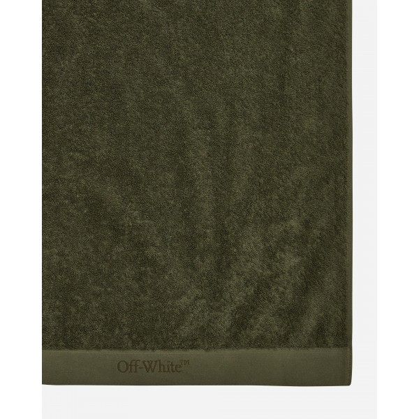 Set di asciugamani Off-White Bookish Verde