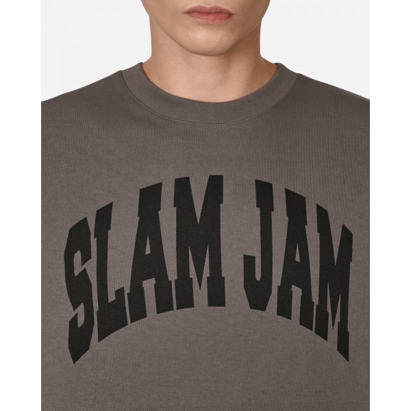 Maglietta Slam Jam Big Panel Box Grigio / Nero