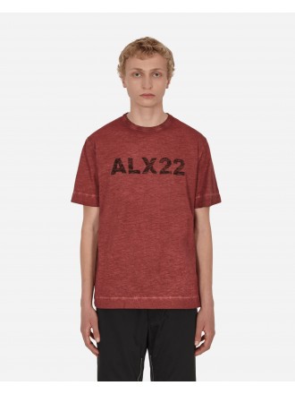 1017 ALYX 9SM Maglietta con logo esclusivo rosso