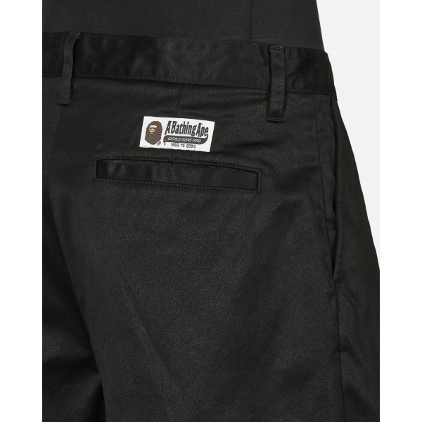 Pantaloncini Chino A Bathing Ape One Point Wide Fit Nero
