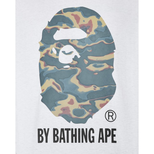 Maglietta A Bathing Ape Bape Thermography By Bathing Ape Bianco