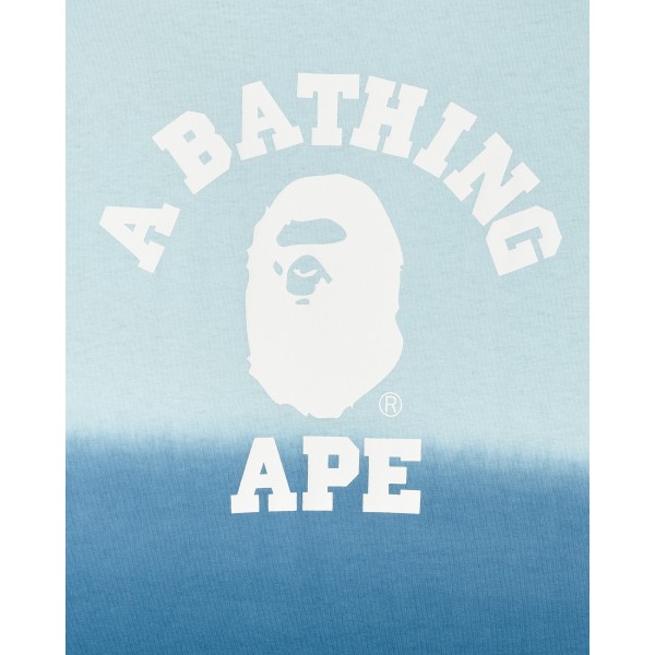 A Bathing Ape College Gradation Maglietta dal taglio rilassato Blu