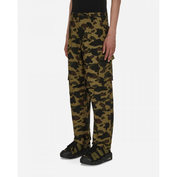 A Bathing Ape 1st Camo Relaxed Fit 6 Pocket Pants Verde