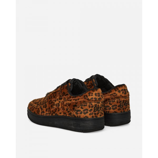 A Bathing Ape Leopard BAPE STA M2 Low Sneakers Arancione