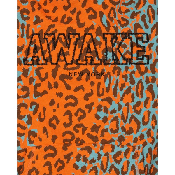 Awake NY Block Logo Felpa con cappuccio Arancione