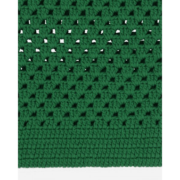Bode Crochet Borsa Verde