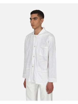 Bode RickRack Pigiama Shirt Bianco
