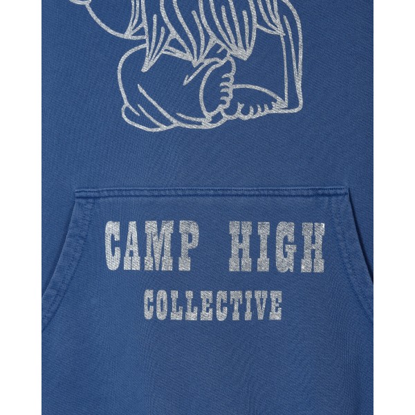 Camp High G-Nome Felpa con cappuccio Blu