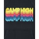Camp High High Vibrations Felpa con cappuccio nero