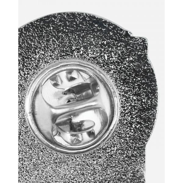 Capsule Icona Vitruviana Spilla in metallo Argento