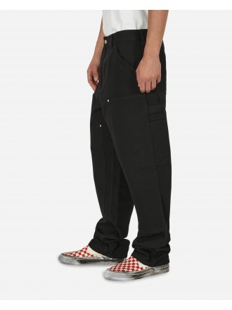 Carhartt WIP Pantaloni a doppio ginocchio nero