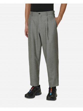 Comme Des Garçons Homme Plus Pantaloni in lana grigio