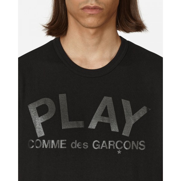 Maglietta Logo Comme Des Garçons Play Nero