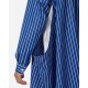 Comme Des Garçons Camicia Oversized Stripe Longsleeve Bianco / Blu