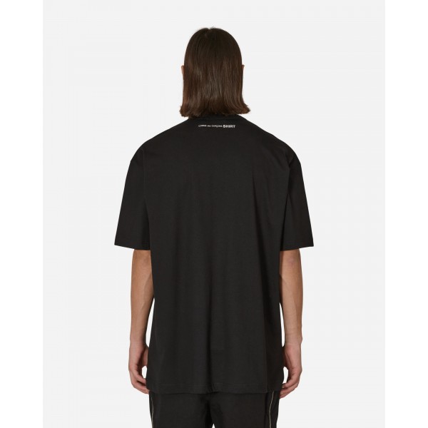 Comme Des Garçons Shirt Maglietta oversize con logo nero