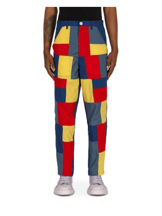 Comme Des Garçons Camicia Patchwork Pantaloni Multicolore