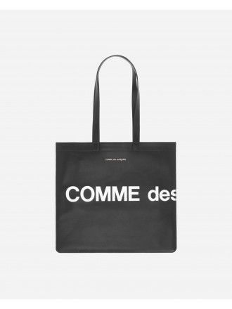 Comme Des Garçons Portafoglio Huge Logo Tote Bag Nero