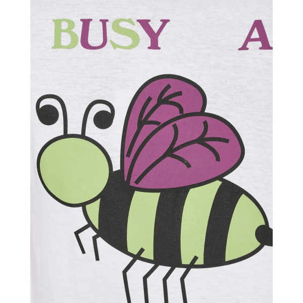 Maglietta Cormio Busy As A Bee Bianco