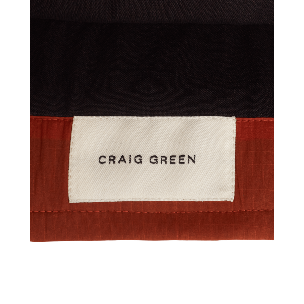 Craig Green Cappello a scatola trapuntato arancione