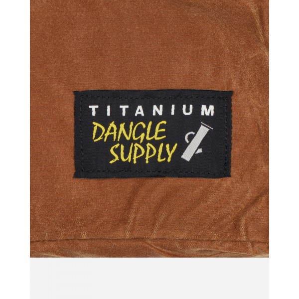 Dangle Supply Stuff Sack Borsa per accessori in tela cerata marrone