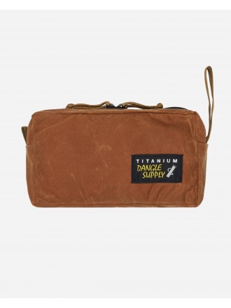 Dangle Supply Stuff Sack Borsa per accessori in tela cerata marrone