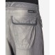 Diesel Pantaloni sbiaditi in cotone e nylon grigio
