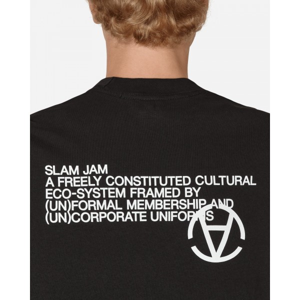 Maglietta FUCT Slam Jam Oval Logo Nero