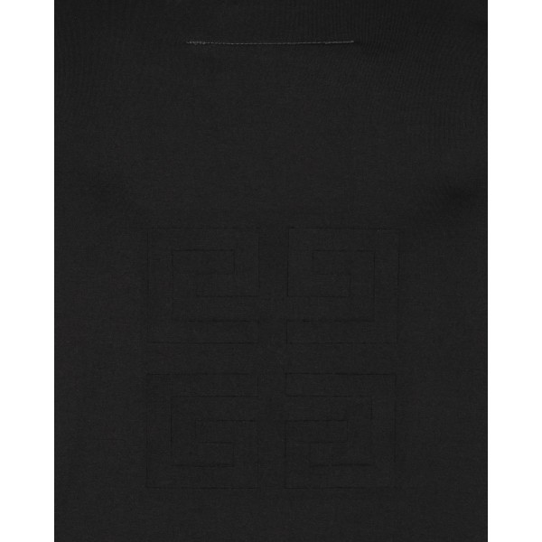Maglietta Givenchy Slim Fit Logo a maniche lunghe Nero