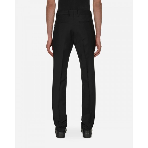 Pantaloni in lana con dettagli zip Givenchy Nero