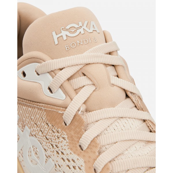 Hoka One One Bondi 8 Sneakers Eggnog / Shifting Sand