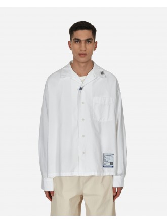 Camicia Oxford a maniche lunghe Bianco