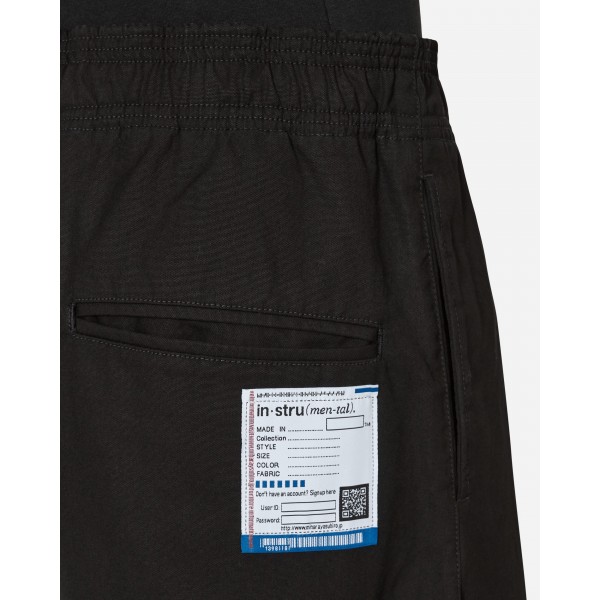 Pantaloni lunghi senza cuciture laterali nero in・stru(men-tal)