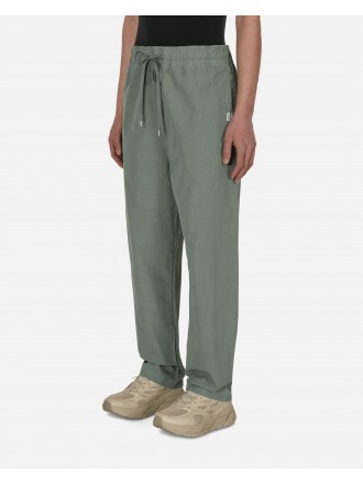 Pantaloni lunghi senza cuciture laterali verde