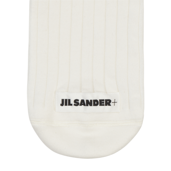 Calzini con logo Jil Sander bianco