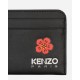 Porta carte di credito KENZO Paris in pelle 'Boke Flower' nero