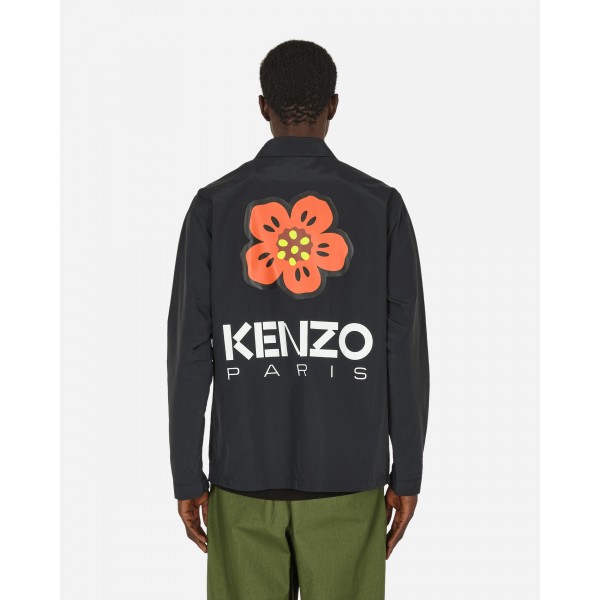 KENZO Paris - Giacca Coach 'Boke Flower' Nero