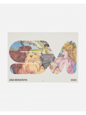 Calendario Caleidoscopio 2023 di Ana Benoroya Multicolore