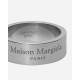 Anello con logo Maison Margiela Grigio