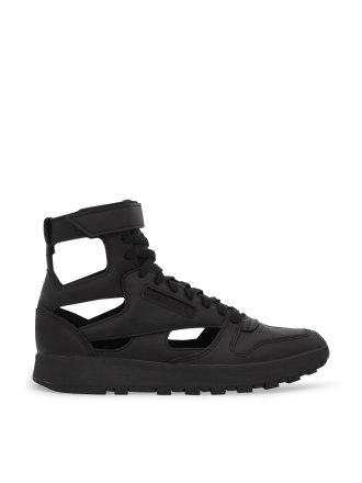 Maison Margiela Reebok Classic Leather Tabi Hi Sneakers Nero