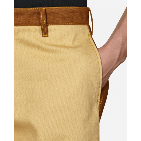 Marni Carhartt WIP Pantaloni Colour-Block Marrone