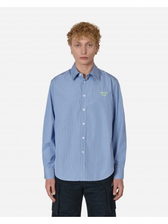 Martine Rose Classic Shirt Blu / Bianco a righe
