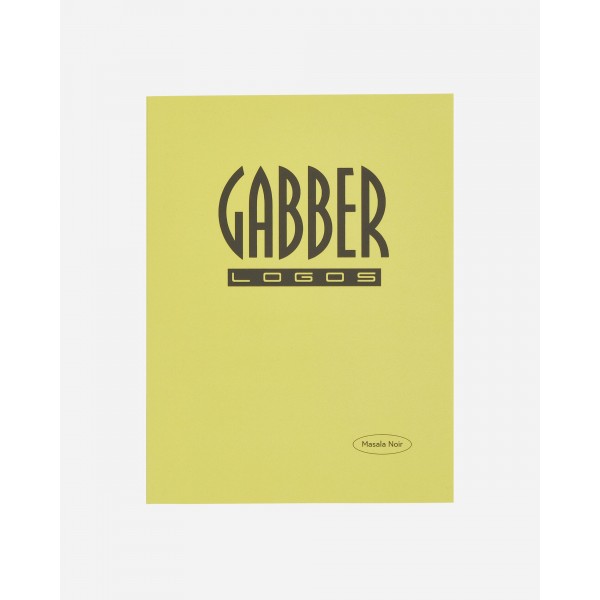 Masala Noir Gabber Logos Book Multicolore