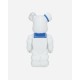 Medicom 1000% Stay Puft Marshmallow Man Costume Be@rbrick Multicolore